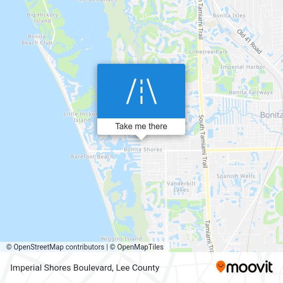 Imperial Shores Boulevard map