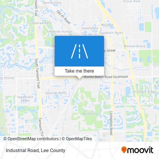 Mapa de Industrial Road