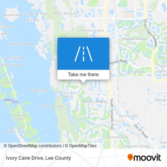 Ivory Cane Drive map