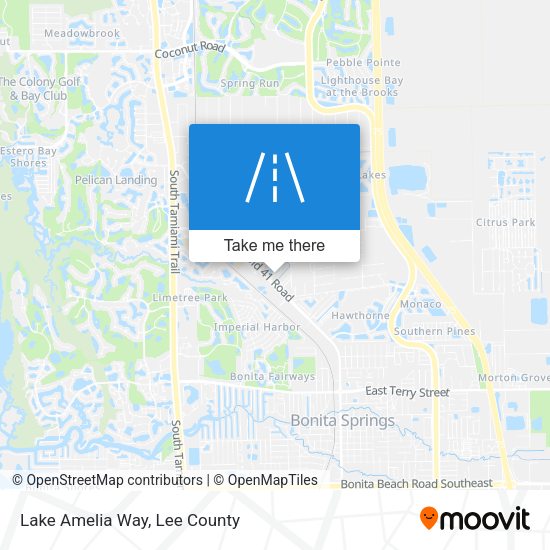 Mapa de Lake Amelia Way