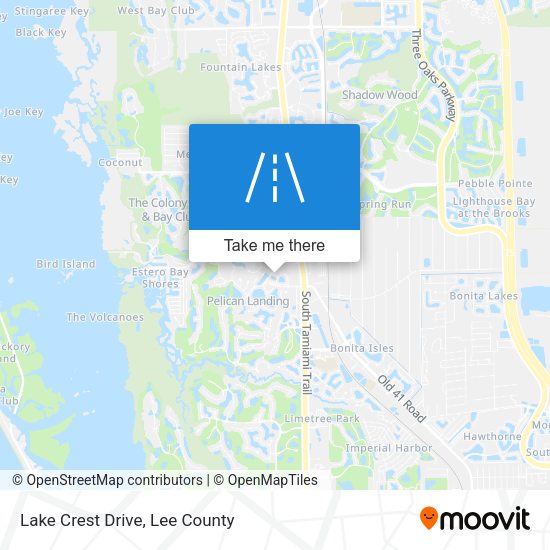 Mapa de Lake Crest Drive