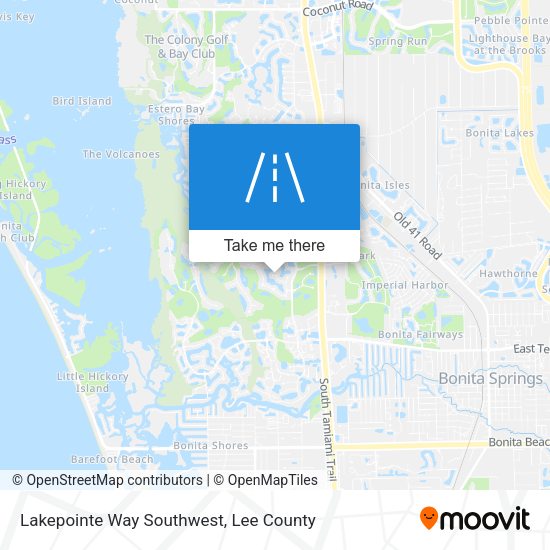 Lakepointe Way Southwest map