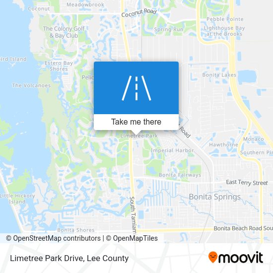 Limetree Park Drive map