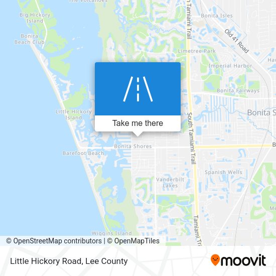 Little Hickory Road map