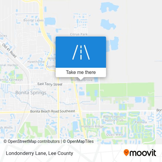 Londonderry Lane map