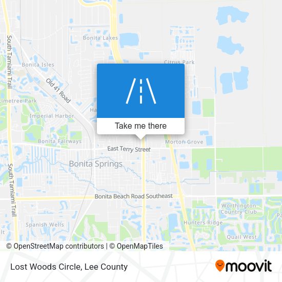Mapa de Lost Woods Circle