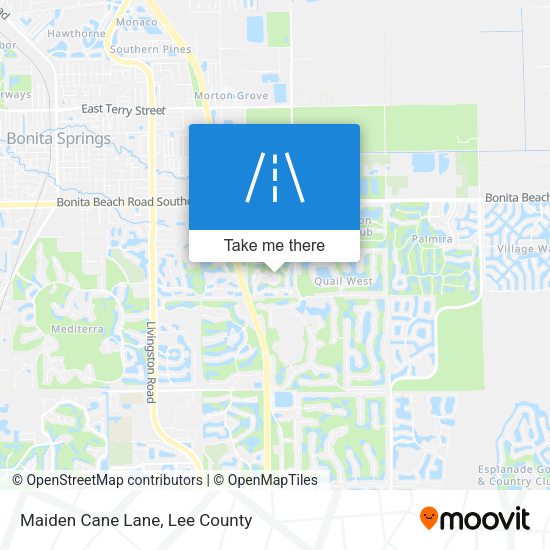 Maiden Cane Lane map