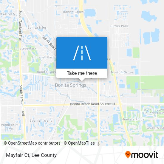 Mapa de Mayfair Ct