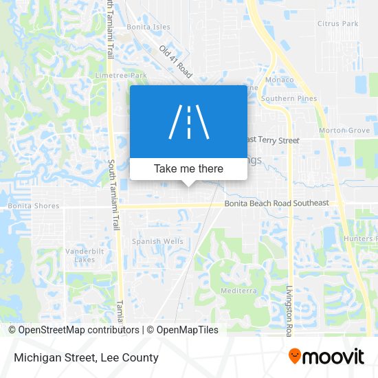 Mapa de Michigan Street