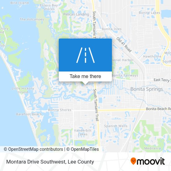 Mapa de Montara Drive Southwest