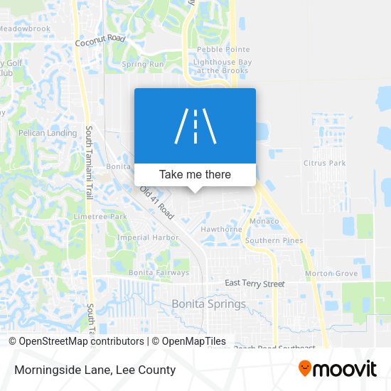 Morningside Lane map