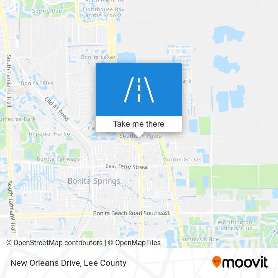 Mapa de New Orleans Drive