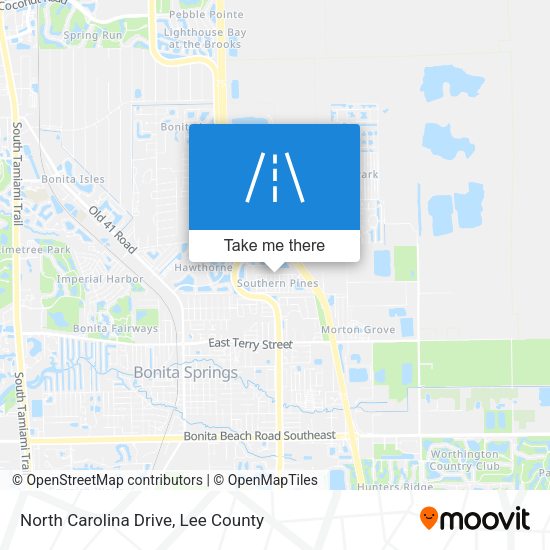North Carolina Drive map