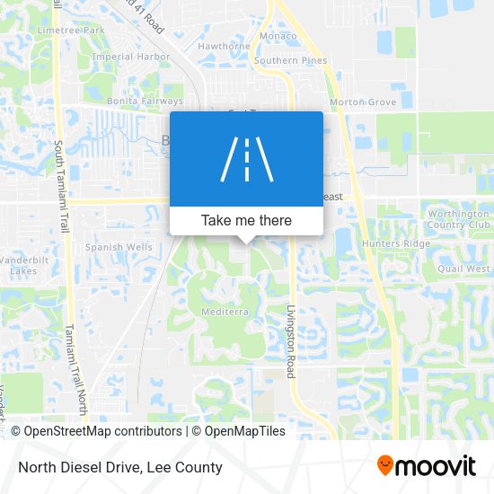North Diesel Drive map