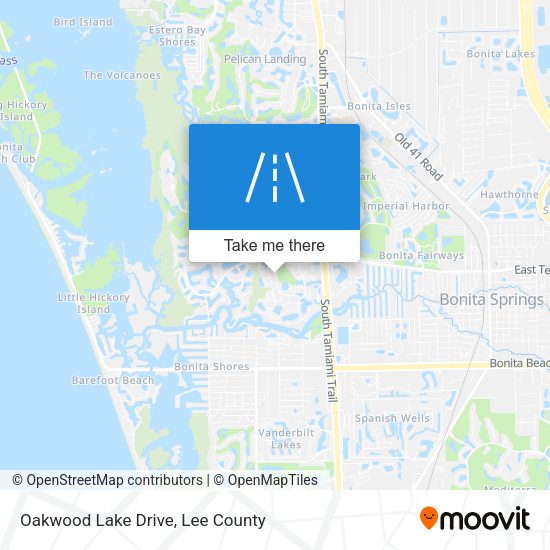 Mapa de Oakwood Lake Drive