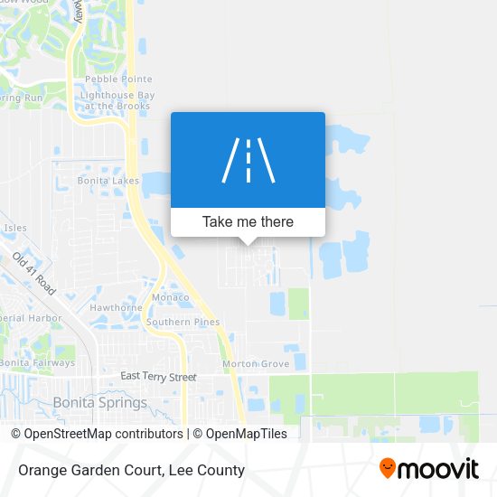 Mapa de Orange Garden Court