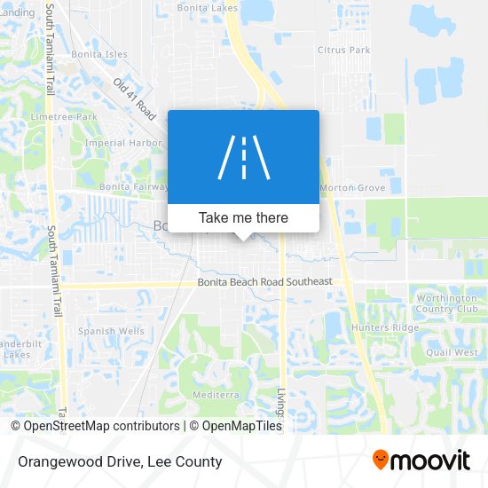 Mapa de Orangewood Drive