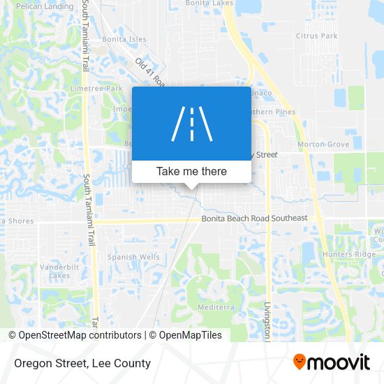 Mapa de Oregon Street