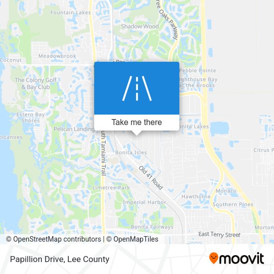 Mapa de Papillion Drive