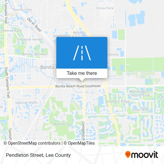 Pendleton Street map