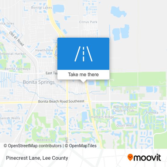 Mapa de Pinecrest Lane
