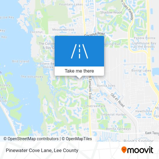 Mapa de Pinewater Cove Lane