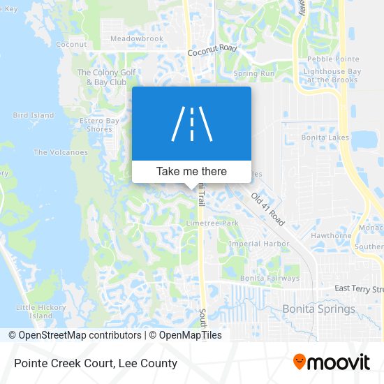 Pointe Creek Court map