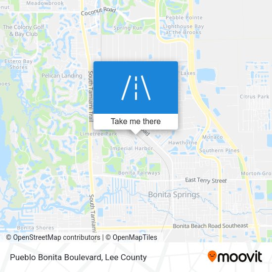 Pueblo Bonita Boulevard map