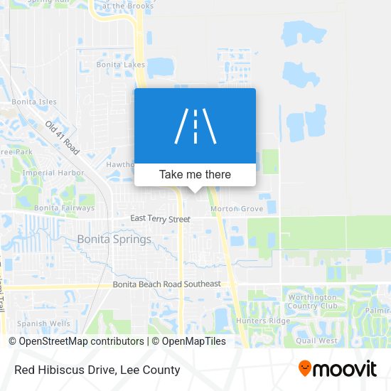 Red Hibiscus Drive map