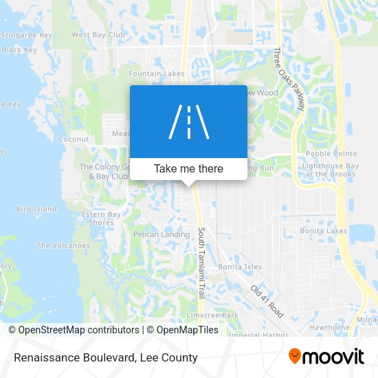 Mapa de Renaissance Boulevard