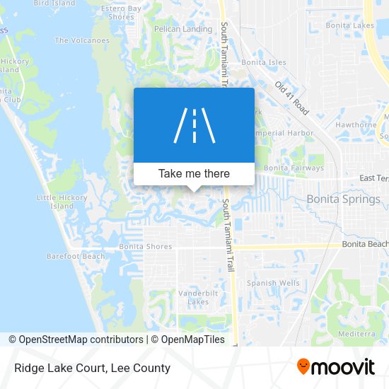 Ridge Lake Court map