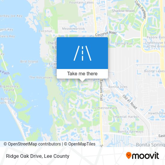 Ridge Oak Drive map