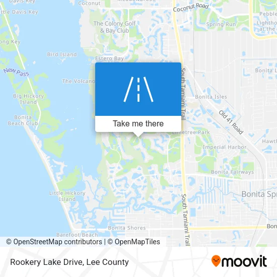 Rookery Lake Drive map