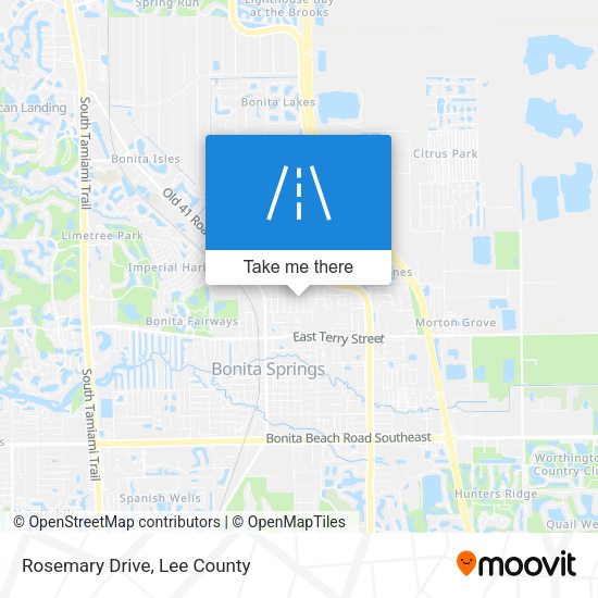 Mapa de Rosemary Drive