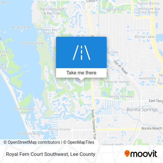 Mapa de Royal Fern Court Southwest