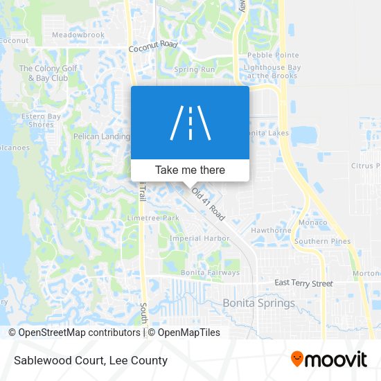 Mapa de Sablewood Court