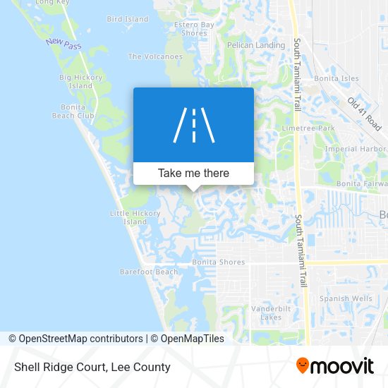 Shell Ridge Court map