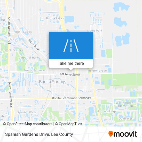 Spanish Gardens Drive map
