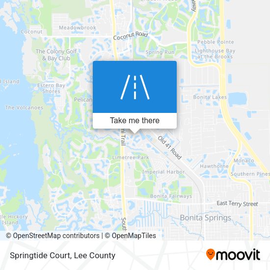Springtide Court map