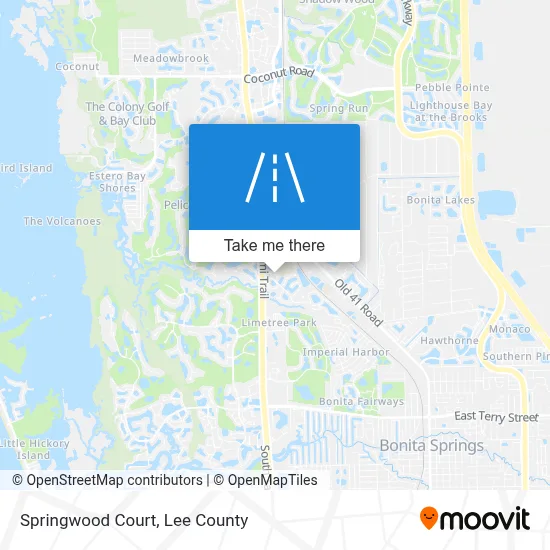 Springwood Court map