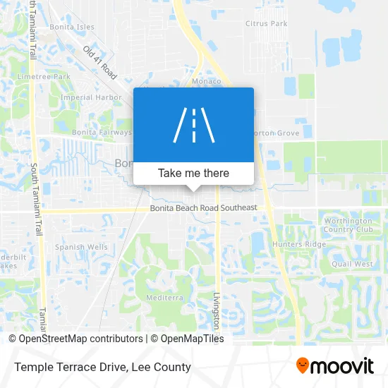 Temple Terrace Drive map