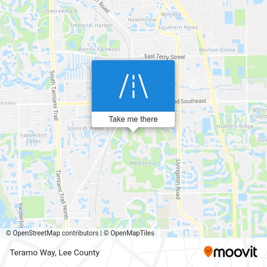 Mapa de Teramo Way