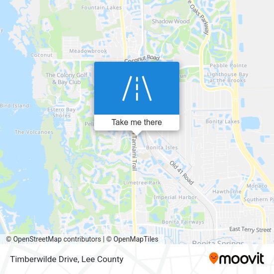Timberwilde Drive map