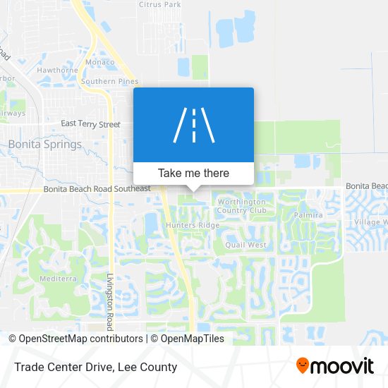 Mapa de Trade Center Drive