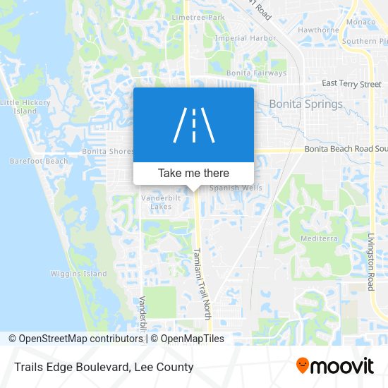 Trails Edge Boulevard map