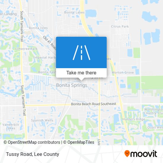 Mapa de Tussy Road