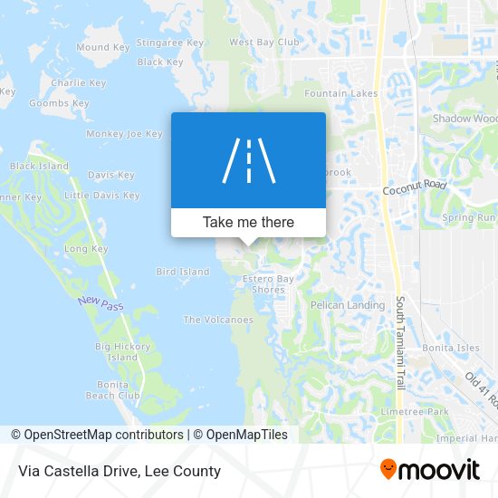 Via Castella Drive map