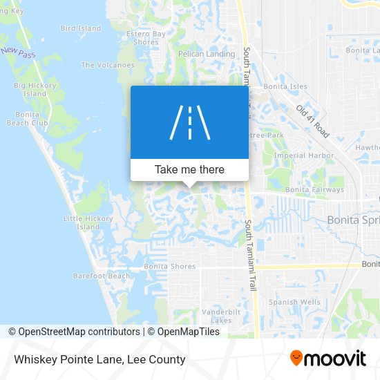 Whiskey Pointe Lane map