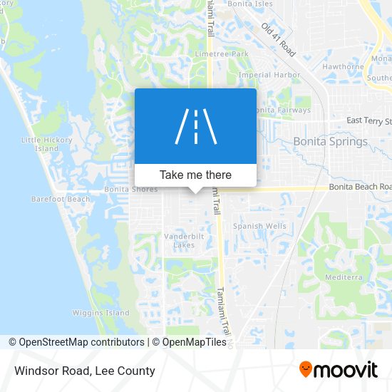 Windsor Road map