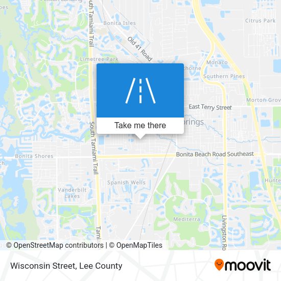 Mapa de Wisconsin Street